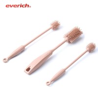 Everich water bottle brush cleaner silicone cleaning brush eco friendly