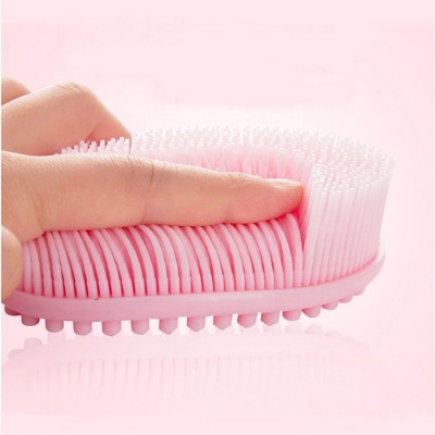 Soft Silicone Body Shower Brush Reusable  Body Massager For Face & Body Gentle Health Beauty